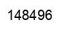 Number 148496 black image