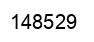 Number 148529 black image