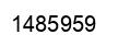 Number 1485959 black image