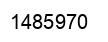 Number 1485970 black image