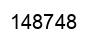 Number 148748 black image