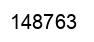 Number 148763 black image