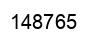 Número 148765 imagen negro