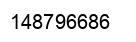 Number 148796686 black image