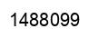 Number 1488099 black image