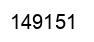 Número 149151 imagen negro