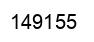 Number 149155 black image