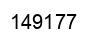 Number 149177 black image