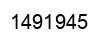 Number 1491945 black image