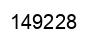 Number 149228 black image