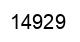 Number 14929 black image