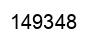Number 149348 black image