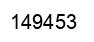 Number 149453 black image