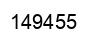 Number 149455 black image