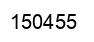 Número 150455 imagen negro