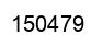 Número 150479 imagen negro