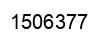 Number 1506377 black image