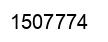Number 1507774 black image