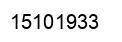 Número 15101933 imagen negro