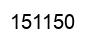 Number 151150 black image