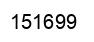 Número 151699 imagen negro