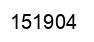 Number 151904 black image
