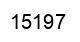 Number 15197 black image