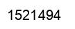 Number 1521494 black image