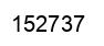 Número 152737 imagen negro