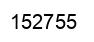 Number 152755 black image