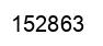 Number 152863 black image