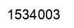 Número 1534003 imagen negro