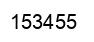 Number 153455 black image