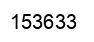 Número 153633 imagen negro