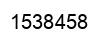 Número 1538458 imagen negro