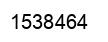 Número 1538464 imagen negro