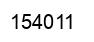 Number 154011 black image
