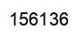 Number 156136 black image