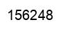 Number 156248 black image