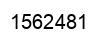 Number 1562481 black image