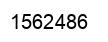 Number 1562486 black image
