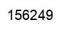 Number 156249 black image