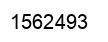 Number 1562493 black image