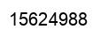 Número 15624988 imagen negro