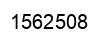 Number 1562508 black image