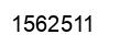 Number 1562511 black image