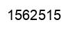 Number 1562515 black image