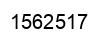 Number 1562517 black image