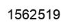 Number 1562519 black image