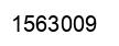 Number 1563009 black image